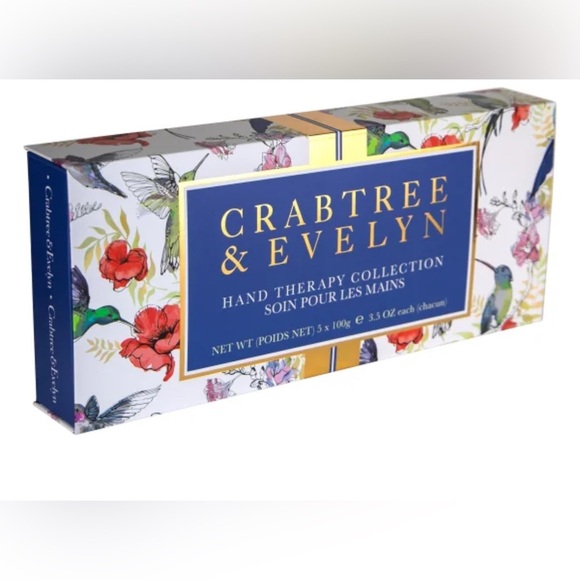 Crabtree & Evelyn Hand Therapy Collection - Blue and Gold Box - Picture 6 of 7